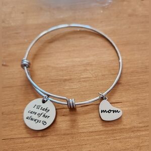 Silver Mom Charm Bracelet From Grrom To Mother In Law